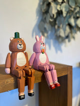 着ぐるみ 木製オブジェ
