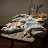 楠橋紋織  DSヘザースラブガーゼパイル  フェイスタオル