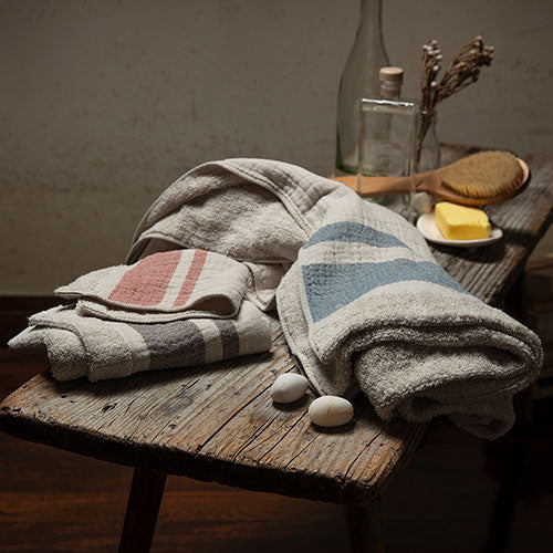 楠橋紋織  DSヘザースラブガーゼパイル  フェイスタオル