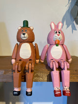 着ぐるみ　木製オブジェ